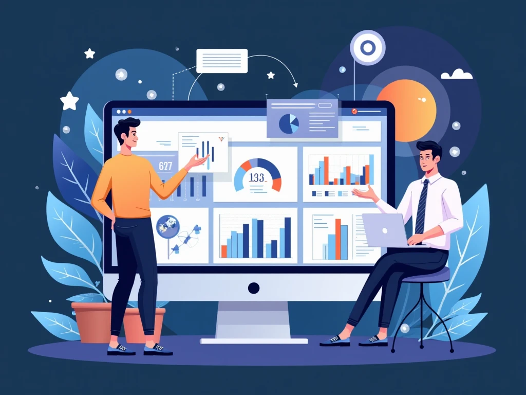 Analytik-Suite mit Datenvisualisierung